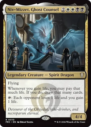 Niv-Mizzet, Ghost Counsel [Reality Fracture Commander]