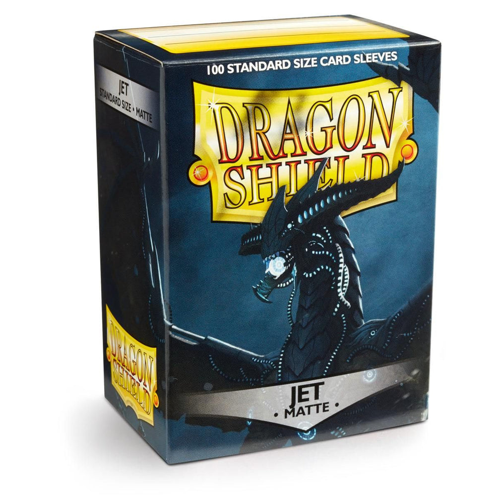 Dragon Shield: Standard 100ct Sleeves - Jet (Matte) 