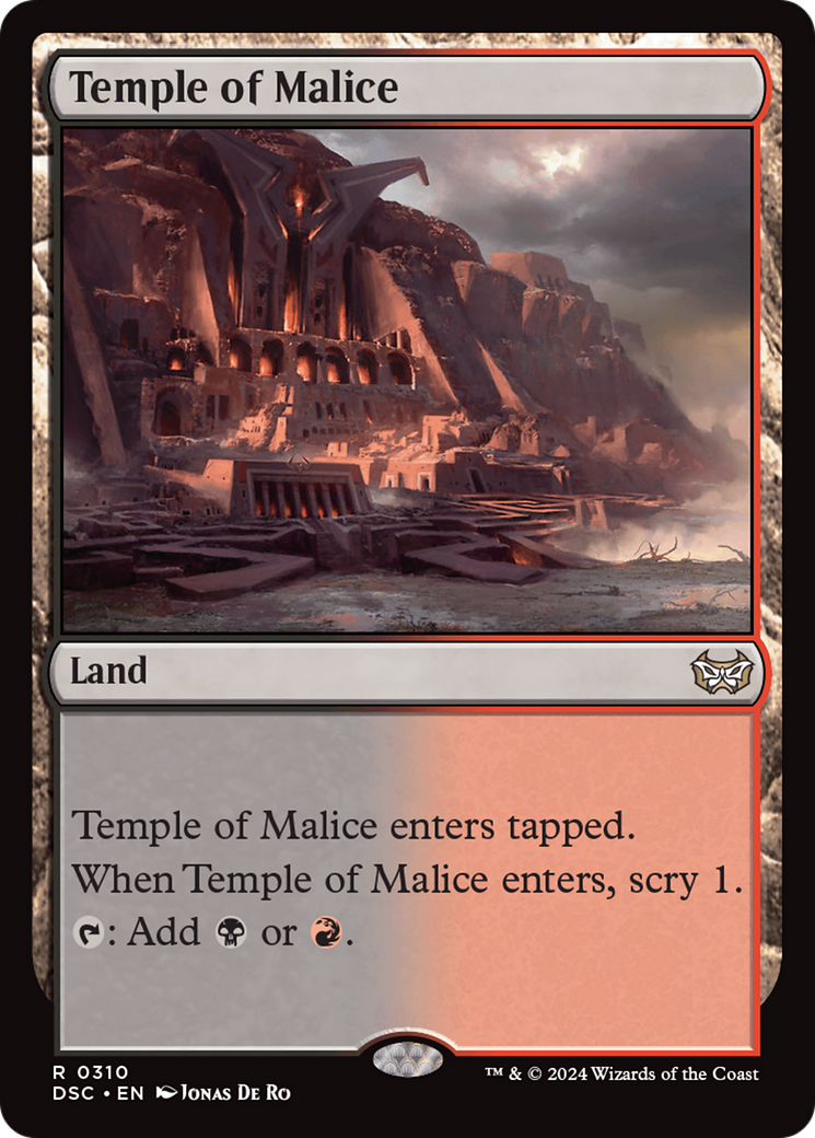 Temple of Malice [Duskmourn: House of Horror Commander] 