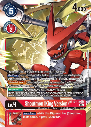 Shoutmon (King Version) [BT10-111] [Xros Encounter] 