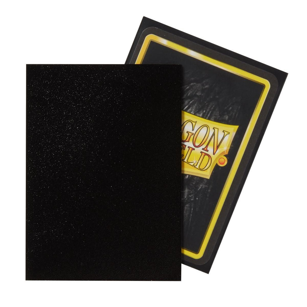 Dragon Shield: Standard 100ct Sleeves - Black (Non-Glare Matte) 