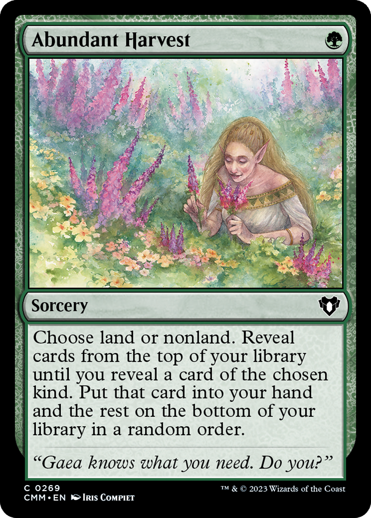 Abundant Harvest [Commander Masters] 