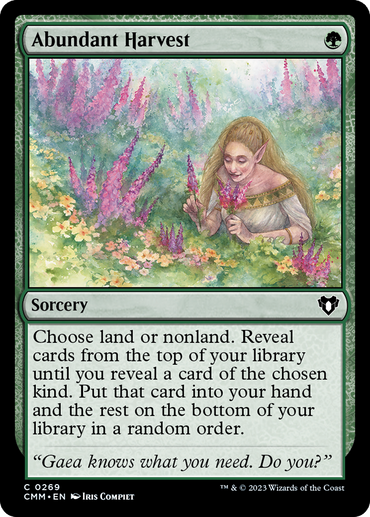 Abundant Harvest [Commander Masters] 