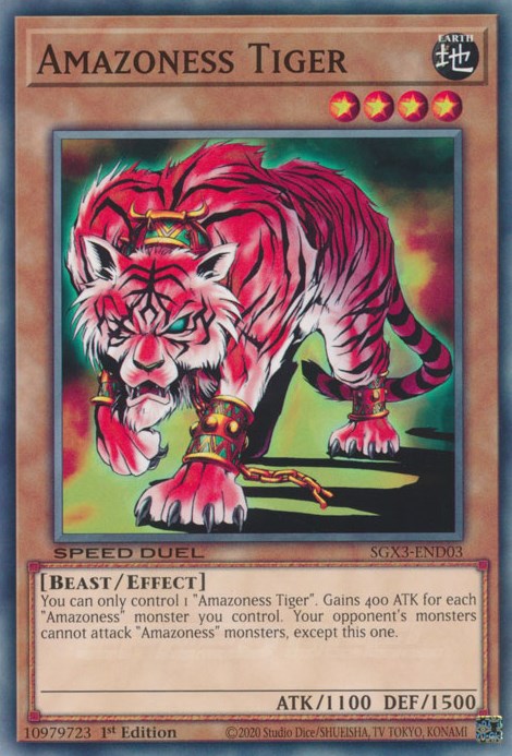 Amazoness Tiger [SGX3-END03] Common 