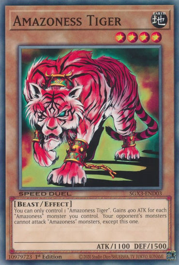 Amazoness Tiger [SGX3-END03] Common 