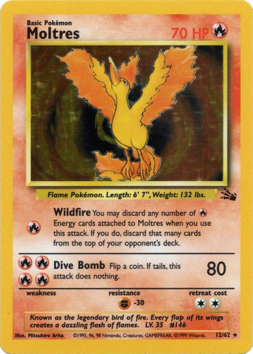 Moltres (12/62) [Fossil Unlimited] 
