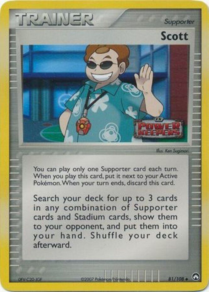 Scott (81/108) (Stamped) [EX: Power Keepers] 