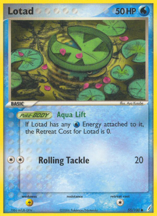 Lotad (55/100) [EX: Crystal Guardians] 