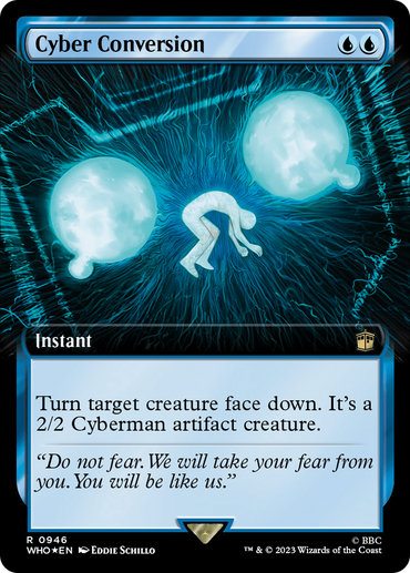 Cyber ​​Conversion (Extended Art) (Surge Foil) [Doctor Who] 