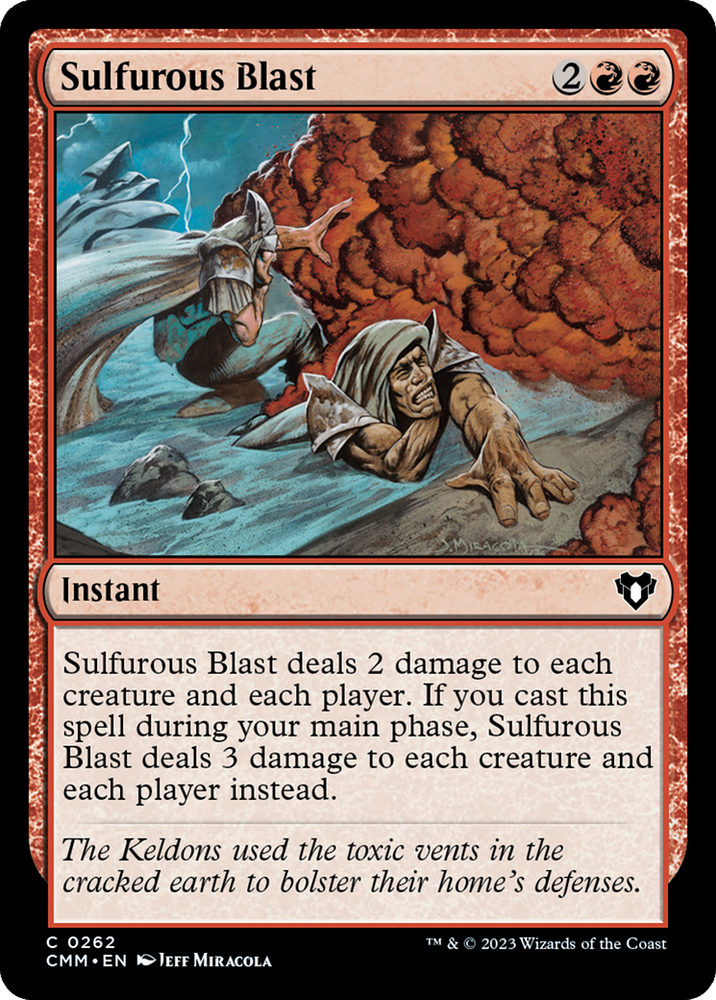 Sulfurous Blast [Commander Masters] 