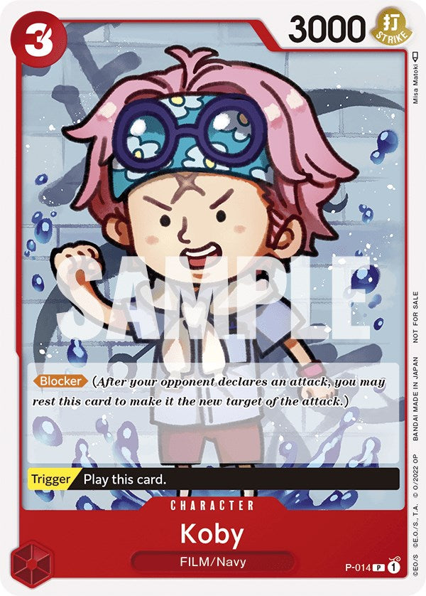 Koby (One Piece Film Red) [One Piece Promotion Cards] 