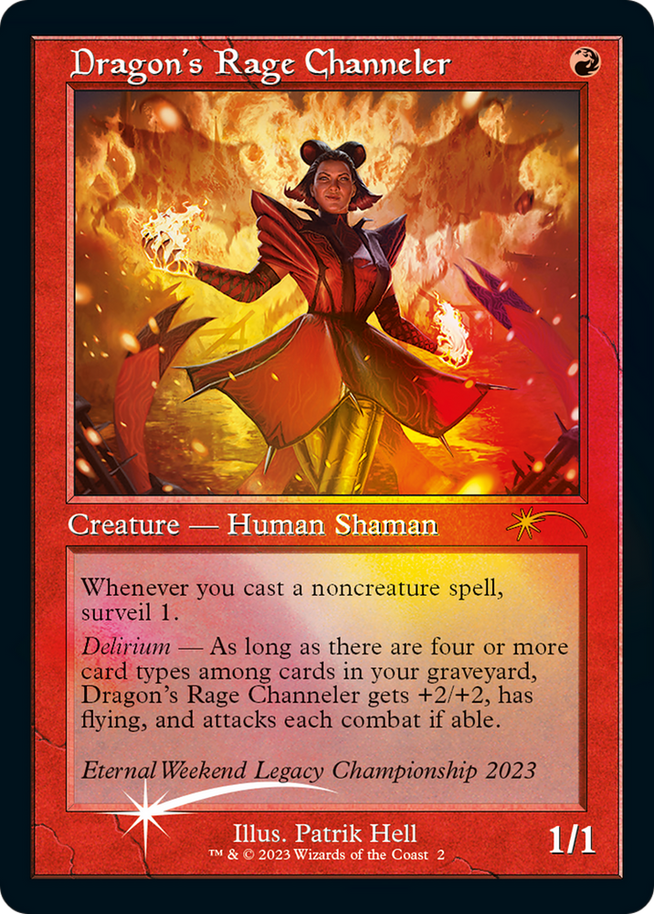 Dragon's Rage Channeler (Retro Frame) [MagicFest 2023] 
