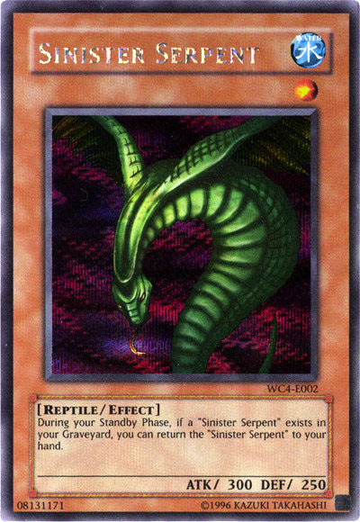 Sinister Serpent [WC4-E002] Prismatic Secret Rare 