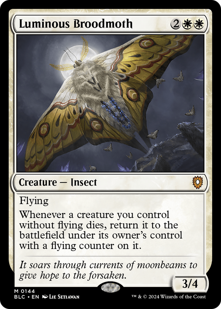 Luminous Broodmoth [Bloomburrow Commander] 