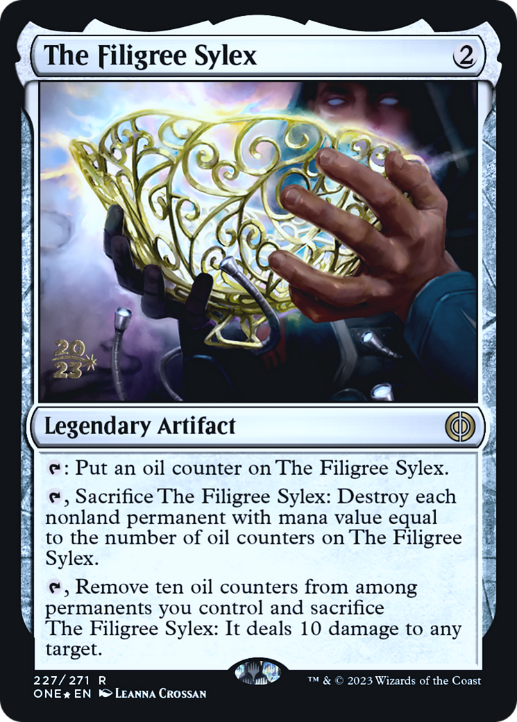 The Filigree Sylex [Phyrexia: All Will Be One Prerelease Promos] 