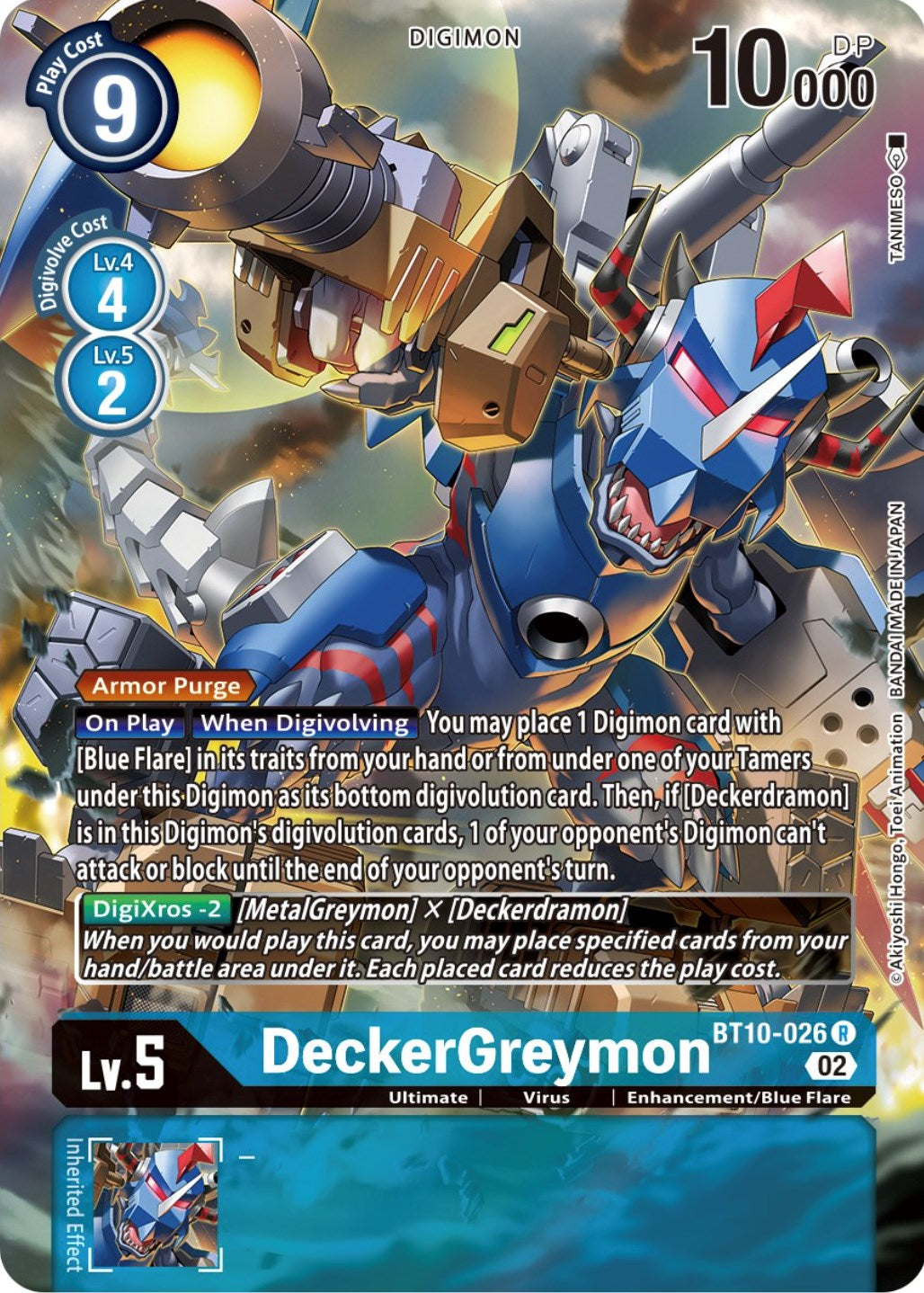 DeckerGreymon [BT10-026] (Alternate Art) [Xros Encounter] 