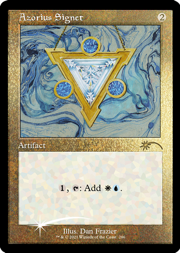 Azorius Signet (Retro) (Foil Etched) [Secret Lair Drop Series] 