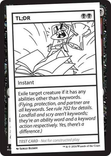 TL;DR [Mystery Booster 2 Playtest Cards] 