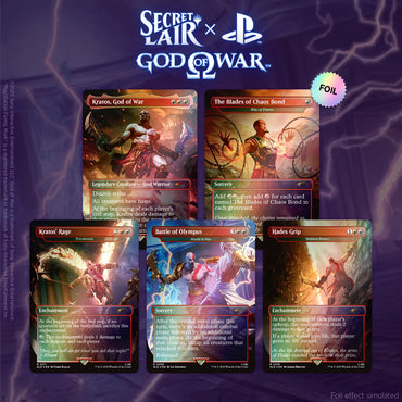 Secret Lair x God of War: Greek (Traditional Foil Edition)