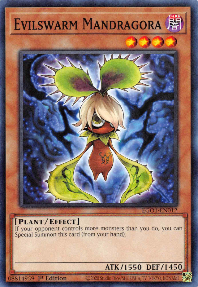 Evilswarm Mandragora [EGO1-EN012] Common 