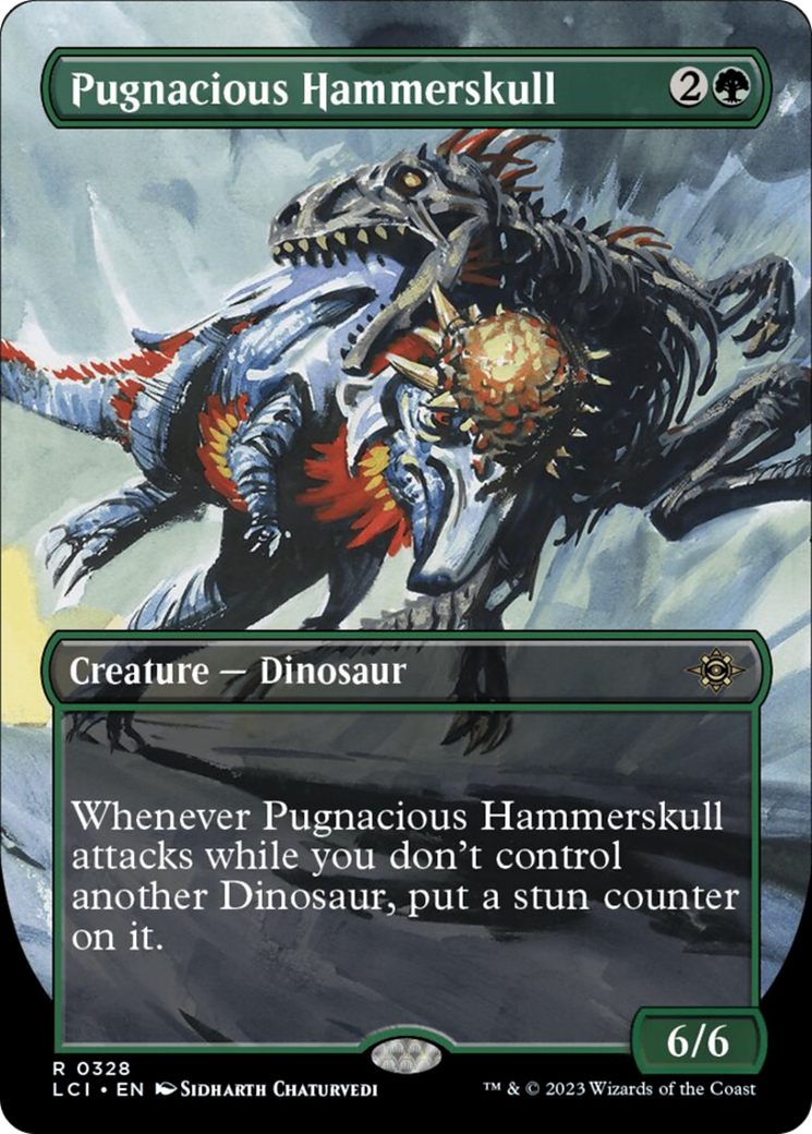 Pugnacious Hammerskull (Borderless) [The Lost Caverns of Ixalan] 