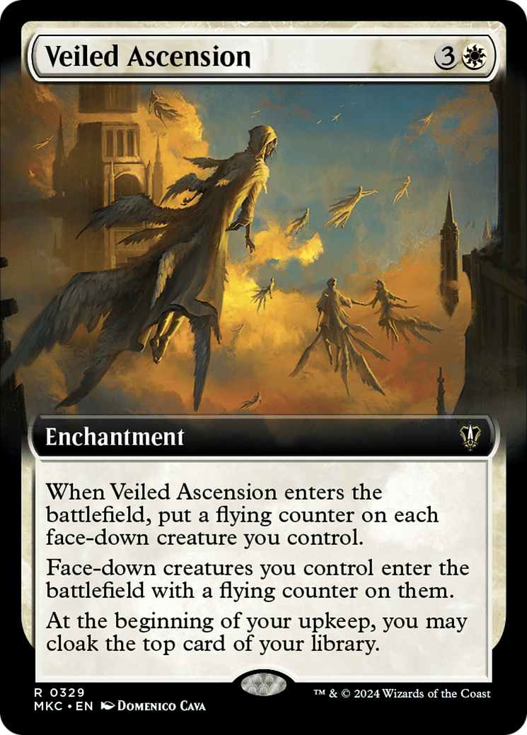 Veiled Ascension (Extended Art) [Murders at Karlov Manor Commander] 