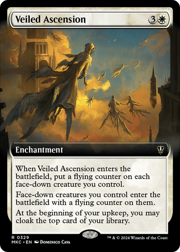 Veiled Ascension (Extended Art) [Murders at Karlov Manor Commander] 