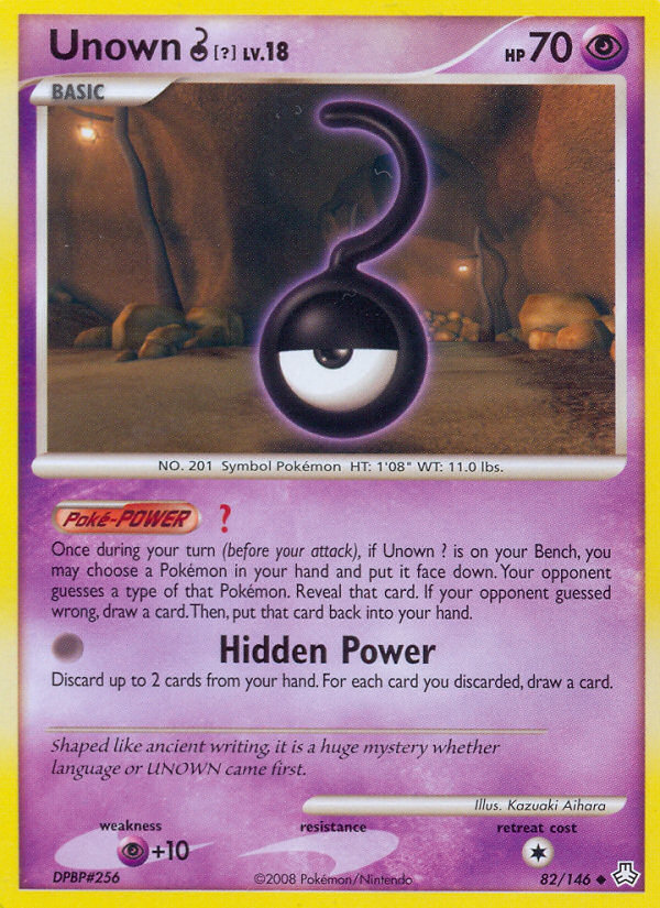 Unown? (82/146) [Diamond &amp; Pearl: Legends Awakened] 