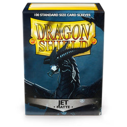 Dragon Shield: Standard 100ct Sleeves - Jet (Matte) 