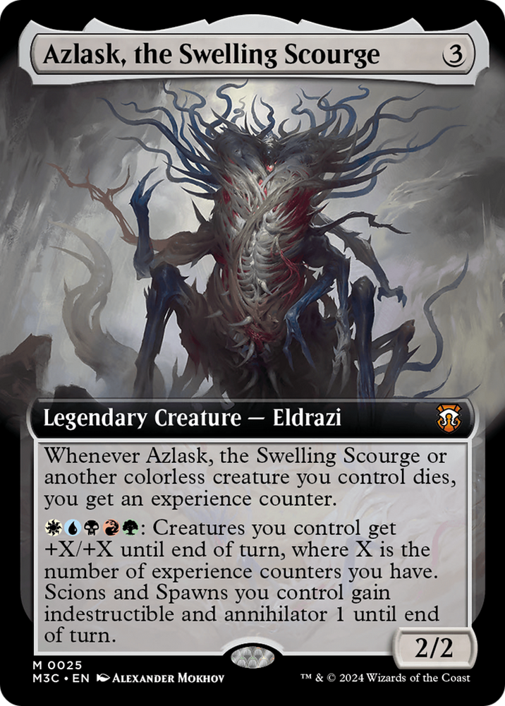 Azlask, the Swelling Scourge (Extended Art) [Modern Horizons 3 Commander] 