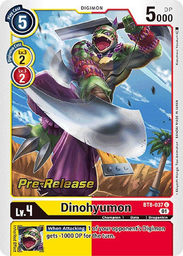 Dinohyumon [BT8-037] [New Awakening Pre-Release Cards] 