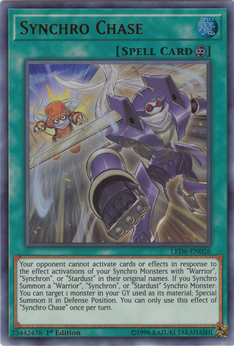 Synchro Chase [LED6-EN026] Ultra Rare 