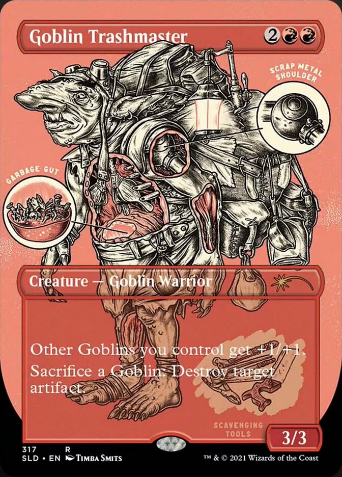 Goblin Trashmaster (Borderless Foil Etched) [Secret Lair Drop Series] 