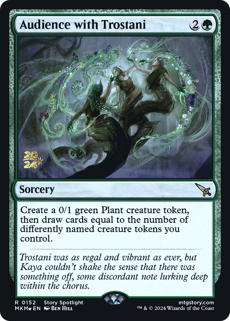 Audience with Trostani [Murders at Karlov Manor Prerelease Promos] 