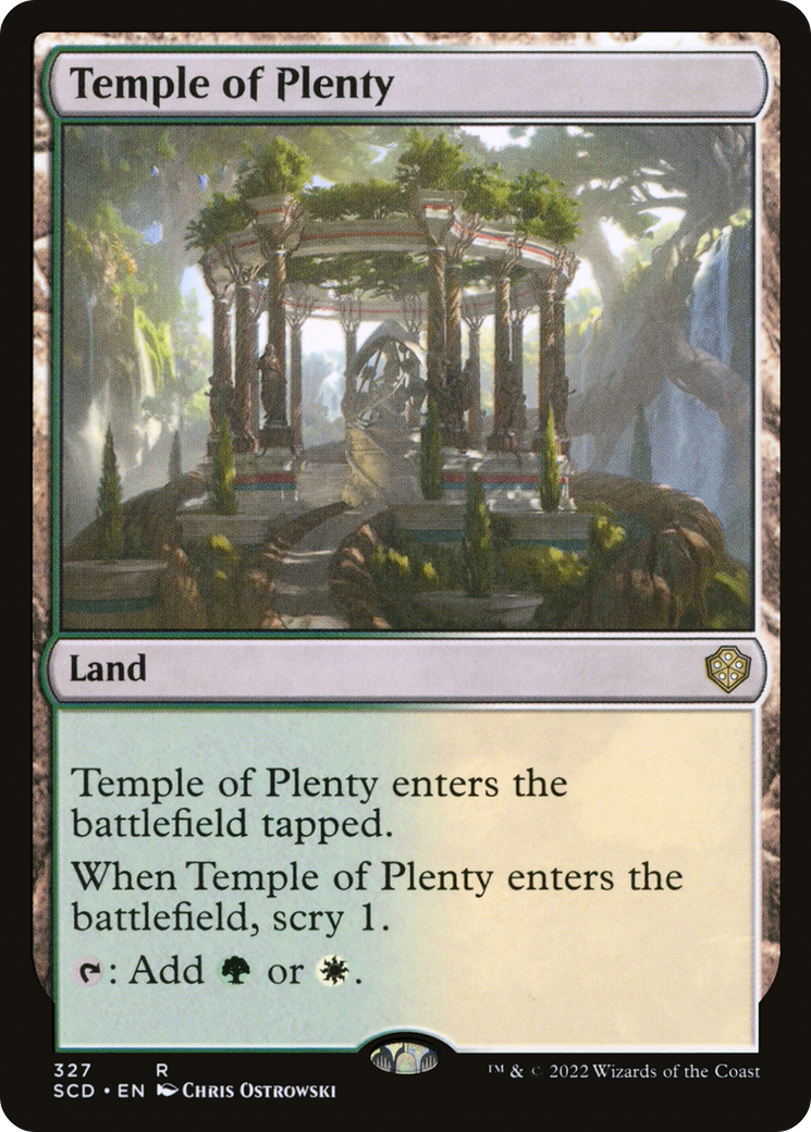 Temple of Plenty [Starter Commander Decks] 