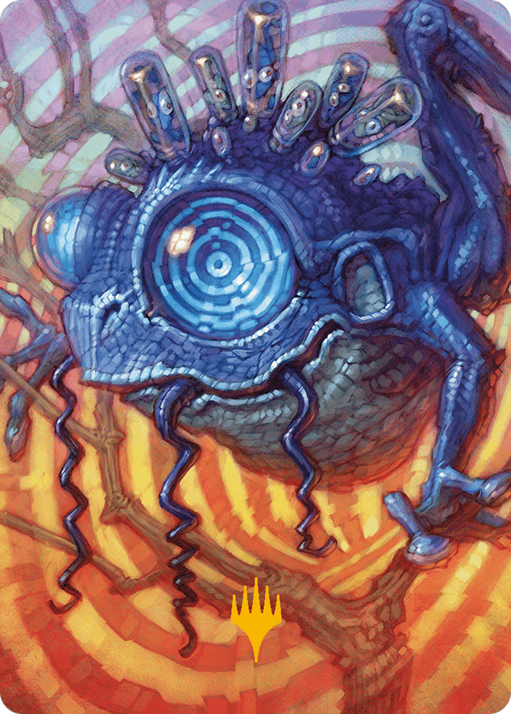 Psychic Frog Art Card (Gold-Stamped Planeswalker Symbol) [Modern Horizons 3 Art Series] 