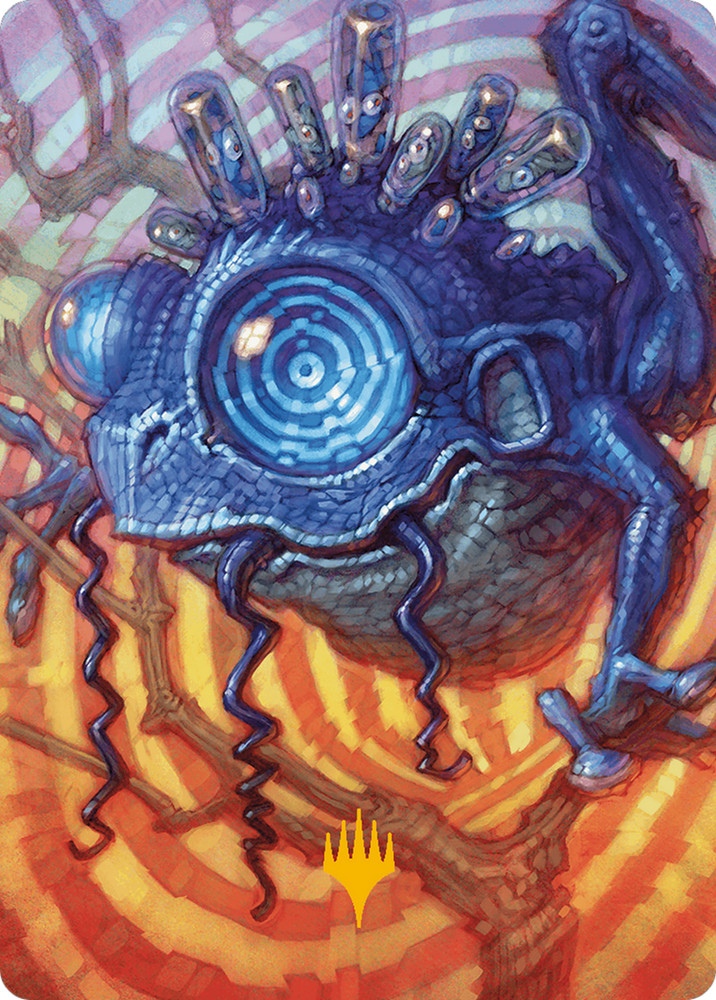 Psychic Frog Art Card (Gold-Stamped Planeswalker Symbol) [Modern Horizons 3 Art Series] 