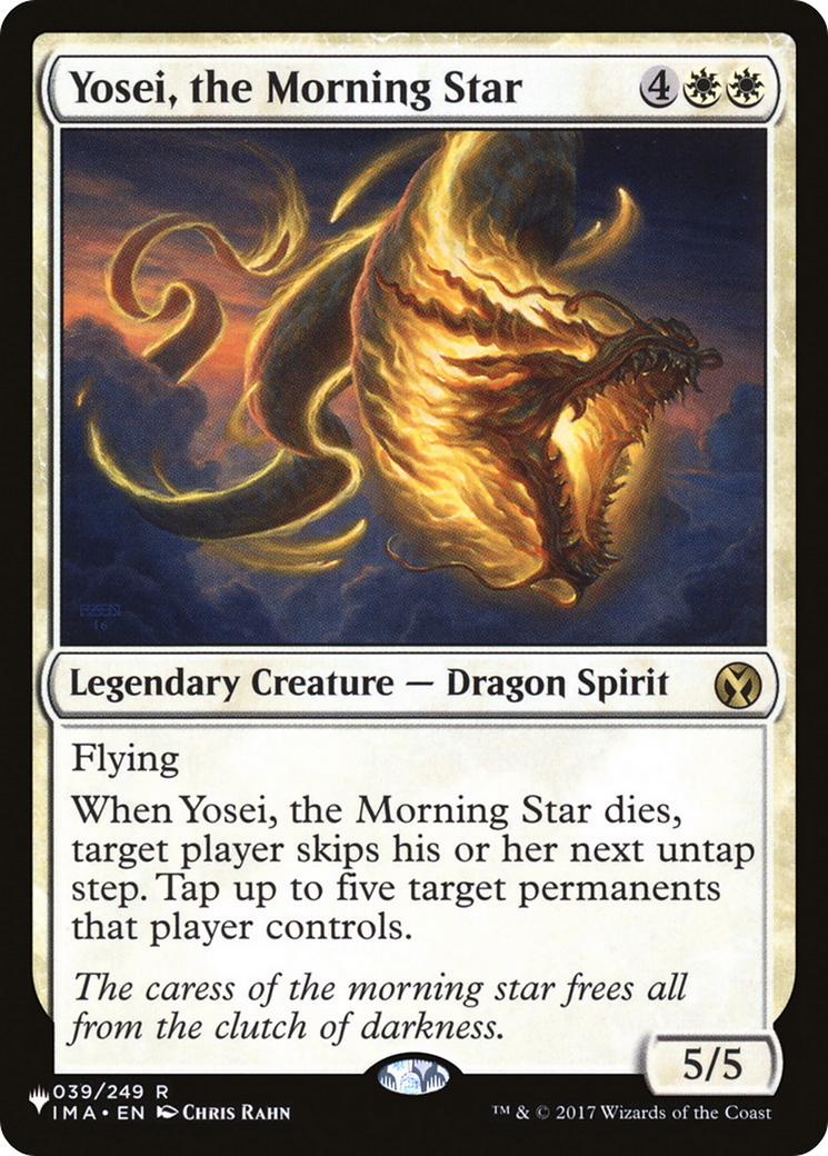 Yosei, the Morning Star [The List Reprints] 