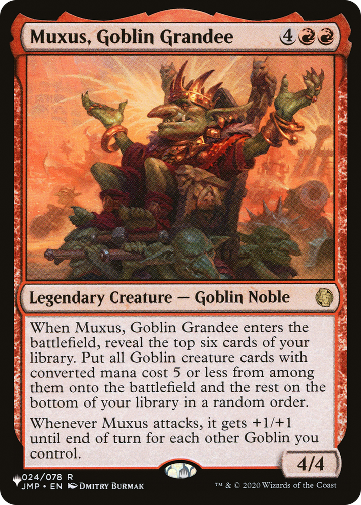 Muxus, Goblin Grandee [The List Reprints] 