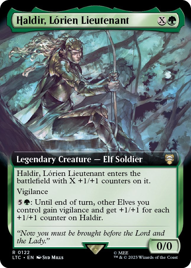 Haldir, Lorien Lieutenant (Extended Art) [The Lord of the Rings: Tales of Middle-Earth Commander] 