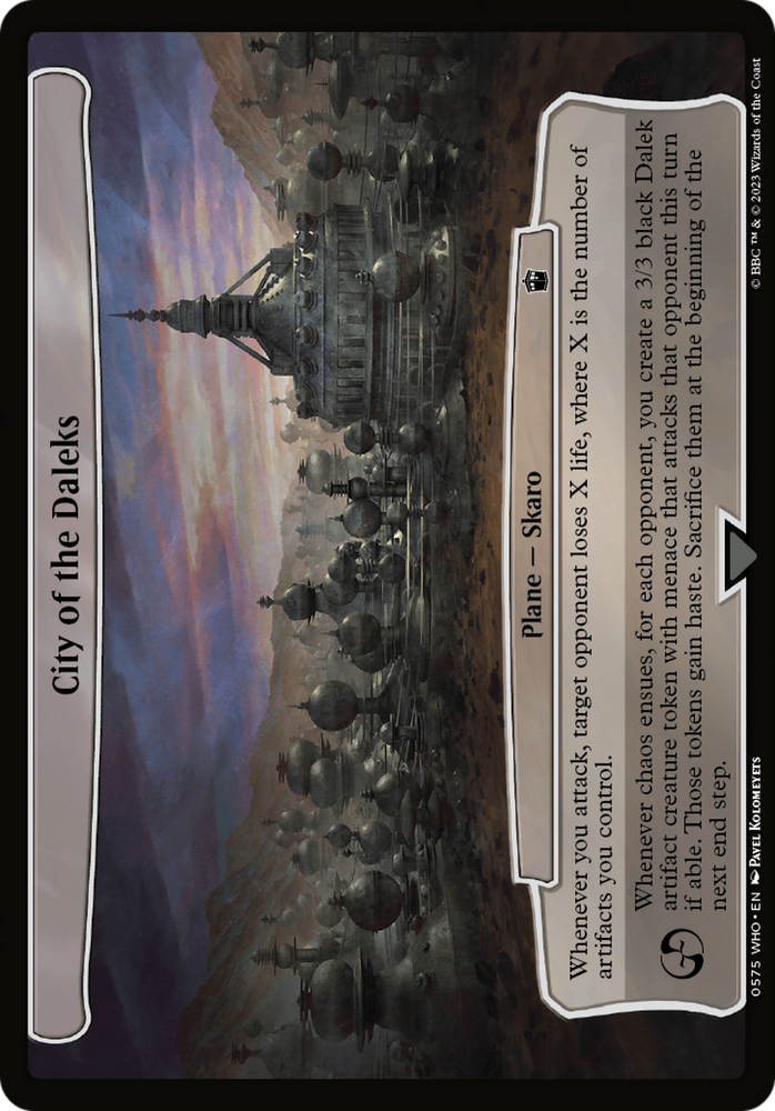 City of the Daleks [Planechase] 