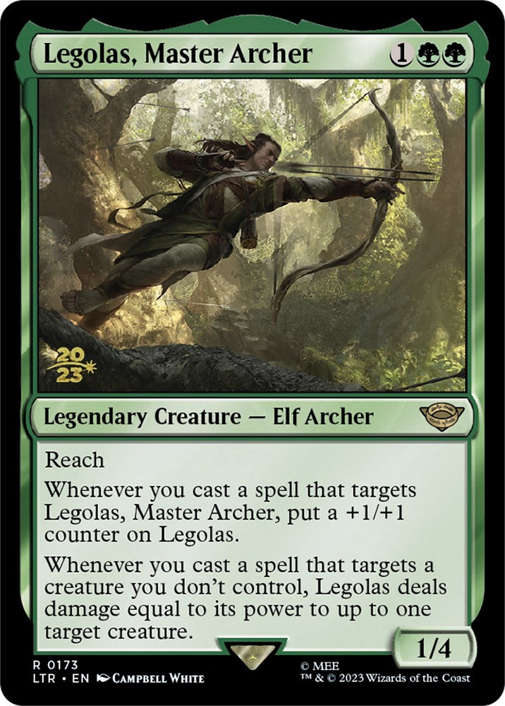 Legolas, Master Archer [The Lord of the Rings: Tales of Middle-Earth Prerelease Promos] 