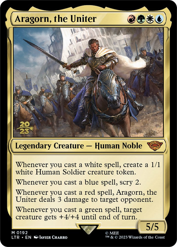 Aragorn, the Uniter [The Lord of the Rings: Tales of Middle-Earth Prerelease Promos] 