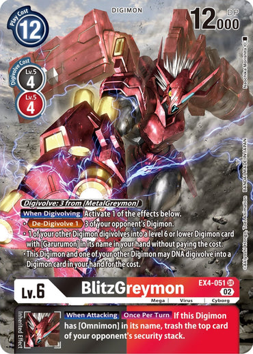 BlitzGreymon [EX4-051] (Alternate Art) [Alternative Being Booster] 