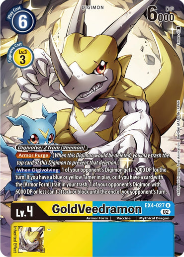 GoldVeedramon [EX4-027] (Alternate Art) [Alternative Being Booster] 