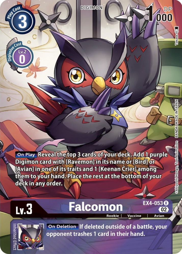 Falcomon [EX4-053] (Alternate Art) [Alternative Being Booster] 