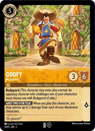 Goofy - Musketeer (12) [Promo Cards] 