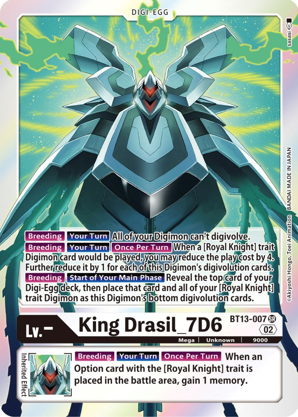 King Drasil_7D6 [BT13-007] [Versus Royal Knights Booster] 