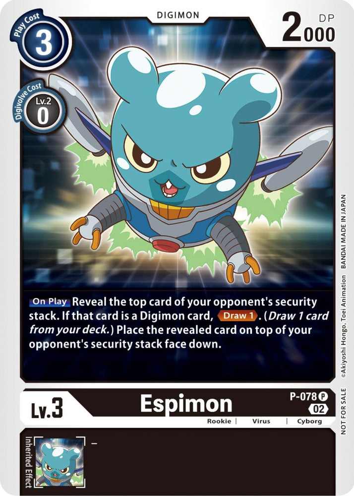 Espimon [P-078] (Versus Royal Knight Booster Pre-Release Pack) [Promotional Cards] 