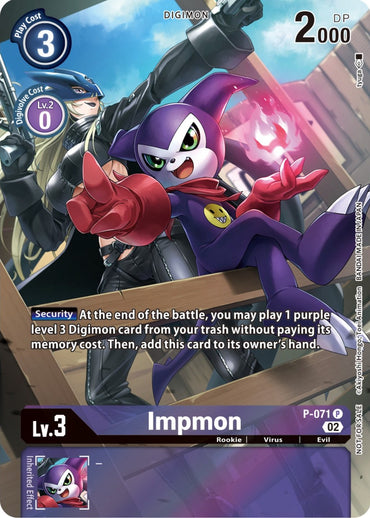 Impmon [P-071] (Official Tournament Pack Vol. 10) [Promotional Cards] 